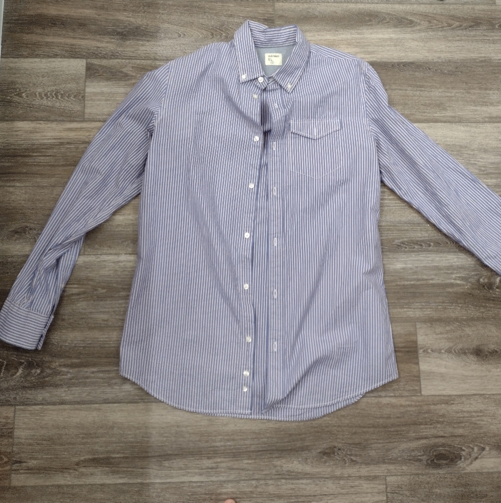Old Navy Men's Large Tall Button Down Shirt
